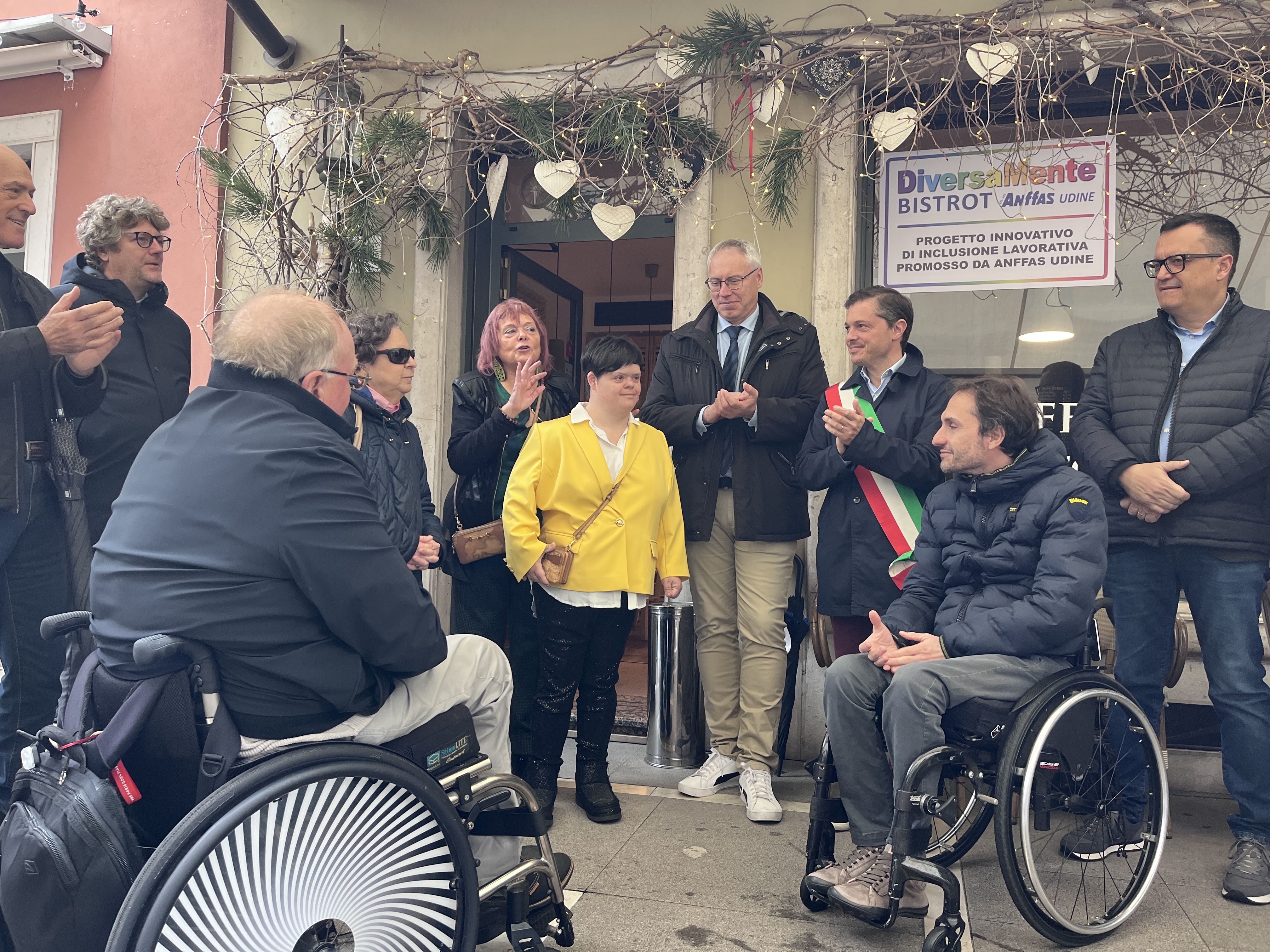 DISABILITÀ. BORDIN INAUGURA BISTROT A UD: INCLUSIONE LAVORO VERA SFIDA